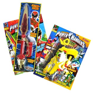 ***S&Eacute;RLEGA &Oacute;D&Yacute;RT*** POWER RANGERS &Oacute;V&AElig;NTUR PAKKI ME&ETH; LEIKFANGI! (12 stk.)