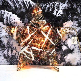 ST&Oacute;R L&Yacute;SANDI J&Oacute;LASTJARNA SKRAUT 45 CM (2 stk.)