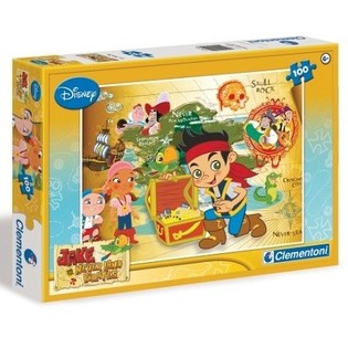Clementoni P&uacute;sluspil Disney Jake 100 Bitar (6 stk.)