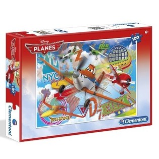 Clementoni P&uacute;sluspil Disney Planes 100 Bitar (6 stk.)