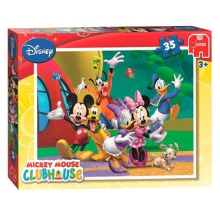 Jumbo Disney P&uacute;sluspil Mikki M&uacute;s Clubhouse H&oacute;pfoto 35 Bitar (5 stk.)