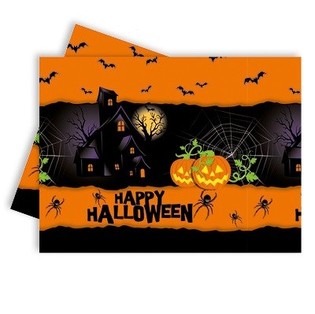 Happy Halloween D&uacute;kur 120 x 180 cm (6 stk.)