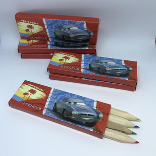 Disney Cars Tr&eacute;litir - 4 stk &iacute; &Ouml;skju (48 stk.)