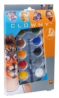 SES Clowny Andlitsm&aacute;lning &aacute; Vatnsgrunni (10 litir) (1 stk.)