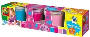 Ses Fingram&aacute;lning Girly, M&aacute;lningarsett 4x150ml (1 stk.)