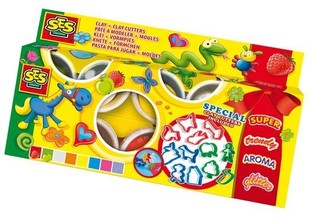 SES Leir, Claymania 8x90g + Form (1 stk.)