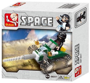 Sluban Space Vehicle M38-B0317 Geimfar Kubbasett (1 stk.)