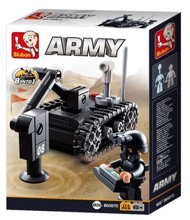 Sluban Army M&iacute;nav&ouml;r&eth;ur 8-&iacute;-1 M38-B0587D (1 stk.)