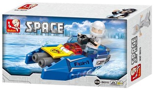Sluban Space Jet M38-B0315 Kubbasett (1 stk.)