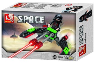 Sluban Space Fighter M38-B0313 Geimorusta (1 stk.)