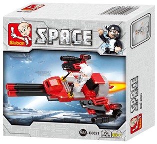 Sluban Geymbsprengjuflugvél Space Bomber M38-B0321 (1 stk.)