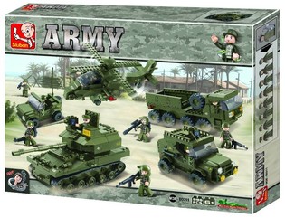 Sluban Army kubbasett M38-B0311 (1001 eining)