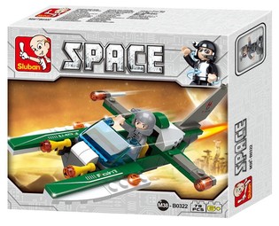 Sluban Space Aircraft M38-B0322 Geimflugvél (1 stk.)