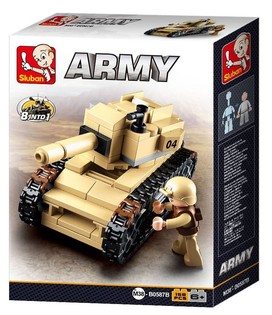 Sluban Army 8 í 1 Skriðdreki M38-B0587B (1 stk.)
