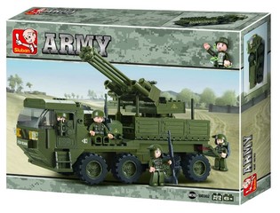 Sluban Army &thorn;ungaflutningab&iacute;ll M38-B0302 (1 stk.)