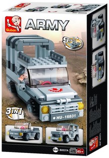 Sluban Jeep 3-&iacute;-1 M38-B0537A (1 stk.)