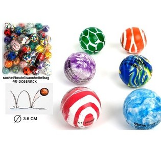 MIX SKOPPBOLTAR - &Oslash; 3.6 CM (48 stk)