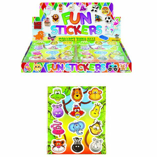 FUN STICKERS &ndash; GER&ETH;: JUNGLED&Yacute;R (120 stk.)