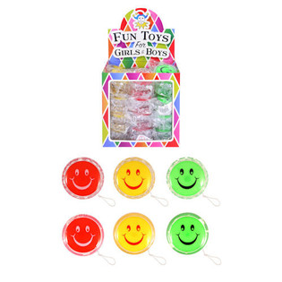 Skemmtileg Smiley J&oacute;j&oacute; &iacute; S&yacute;ningarkassa (36 stk.)
