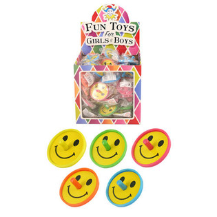 Smiley skopparakringlur &iacute; s&yacute;ningarkassa (60 stk.)