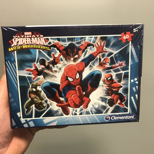 MARVEL &ndash; SPIDERMAN P&Uacute;SLUSPIL, 60 Bitar (4 stk.)
