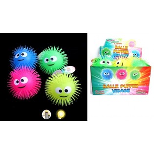 ST&Oacute;RIR L&Yacute;SANDI PUFFER BOUNCE BOLTAR &Iacute; DISPLAY (12 stk.)