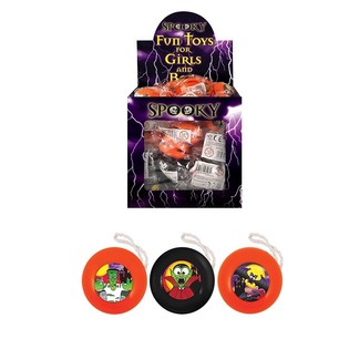 HALLOWEEN - JÓ-JÓ Ø 3,8 CM Í SÝNINGARKASSA (72 stk.)