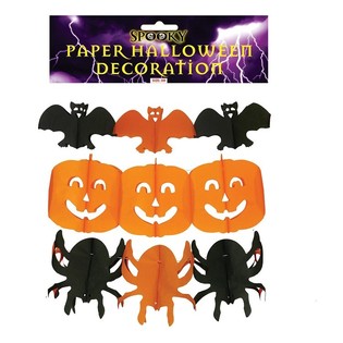 Bl&ouml;ndu&eth; Halloween Skrautlengjur &ndash; 300 cm (6 stk.)