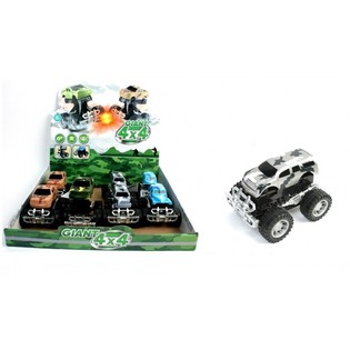 St&oacute;rir Monster Truck B&iacute;lar me&eth; Skri&eth;u &iacute; S&yacute;ningarkassa (12 stk.)