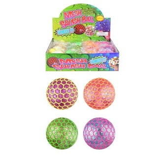 LÝSANDI SQUISHY BOLTI – BJARTIR LITIR (12 stk.)
