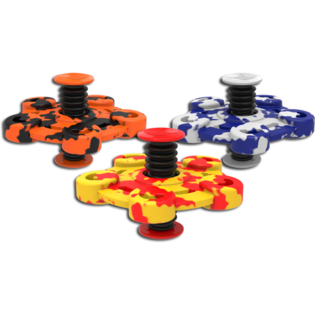 SPRINGING FLIP SPINNER - Me&eth; Prentun | LITABLANDA (10 stk.)