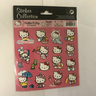 ST&Oacute;R HELLO KITTY L&Iacute;MMI&ETH;AARK, 20x16 cm (10 stk.)