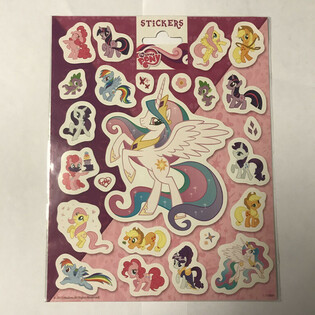 St&oacute;rar My Little Pony l&iacute;mmi&eth;aarkir, 20x16 cm (10 stk.)