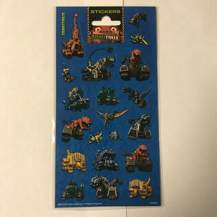 L&Iacute;MMI&ETH;AR: DINOTRUX, St&aelig;r&eth; 20 x 10 cm (10 stk.)