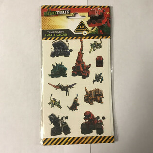 L&Iacute;MMI&ETH;AR: DINOTRUX, St&aelig;r&eth; 20 x 10 cm (10 stk.)
