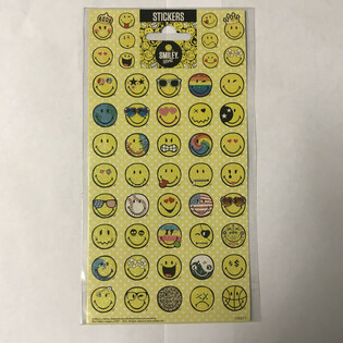 L#237;mmi#240;ar SMILEY WORLD, 20 x 10 cm (10 stk.)
