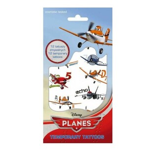 TATTOO &ndash; DISNEY PLANES TILBR&Aacute;&ETH;ABIRG&ETH;AH&Uacute;&ETH;FL&Uacute;R, st&aelig;r&eth; 20 x 10 cm (10 stk.)