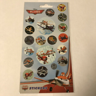STICKERVEL: DISNEY PLANES, st&aelig;r&eth; 20 x 10 cm. (10 stk.)
