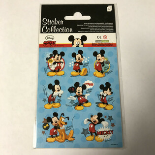 L&Iacute;MMI&ETH;AARK: DISNEY MIKKI M&Uacute;S, st&aelig;r&eth; 16 x 9 cm (10 stk.)
