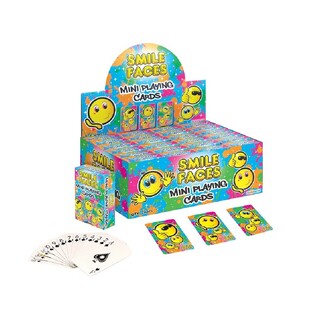 MINI SPILASTOKKUR &ndash; GER&ETH;: SMILEY &Iacute; DISPLAY (24 stk.)
