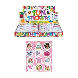 FUN STICKERS &ndash; LEIKGER&ETH;: PRINSESSA (120 stk.)