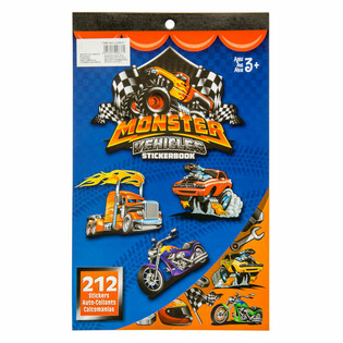 Monster Truck l&iacute;mmi&eth;ab&oacute;k 212 hlutar (12 stk.)
