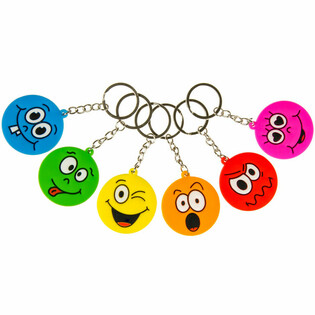 SMILEY LYKLABHRINGUR (48 stk.)