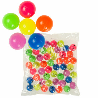 MIX SKOPPBOLTAR NEON LITIR &Oslash; 3,2 cm (50 stk)
