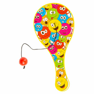 Spaðaleikur með bolta - Smiley (48 stk.)