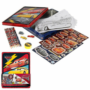 DISNEY CARS 3D F&ouml;ndur- og teiknisett &iacute; d&oacute;s (12 stk.)
