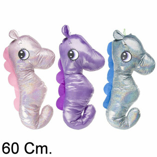 ST&Oacute;R PL&Uacute;S S&AElig;HESTUR, 60 CM - BLANDA&ETH;IR LITIR (6 stk.)