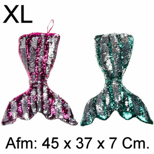 XL Pluss Hafmeyjuspor&eth;ur Koddi - 45 cm - Mix litir (4 stk.)