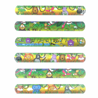 Slap-armb&ouml;nd Jungle Animals (120 stykki)