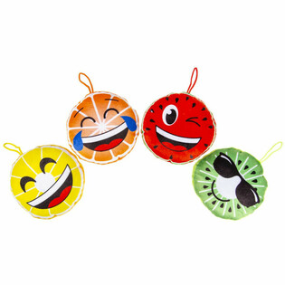 Plush Smiley &Aacute;vextir - Mix (24 stykki)